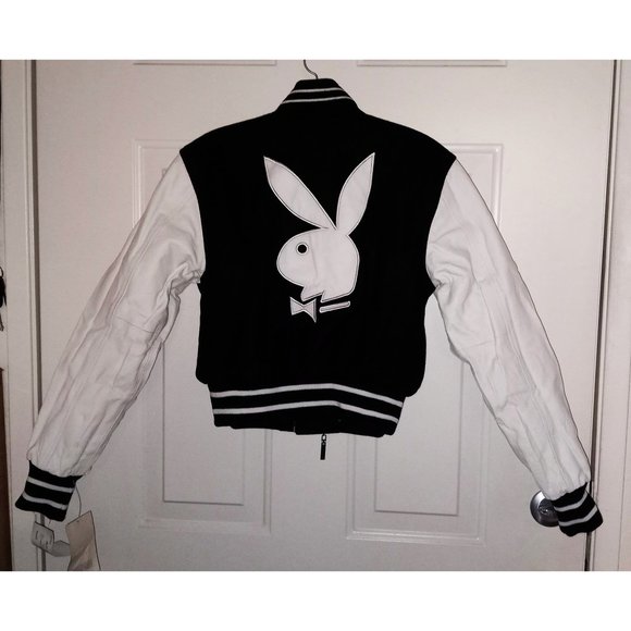 Playboy Vintage 90’s Reversible Varsity Jacket Size Small Woman NWT